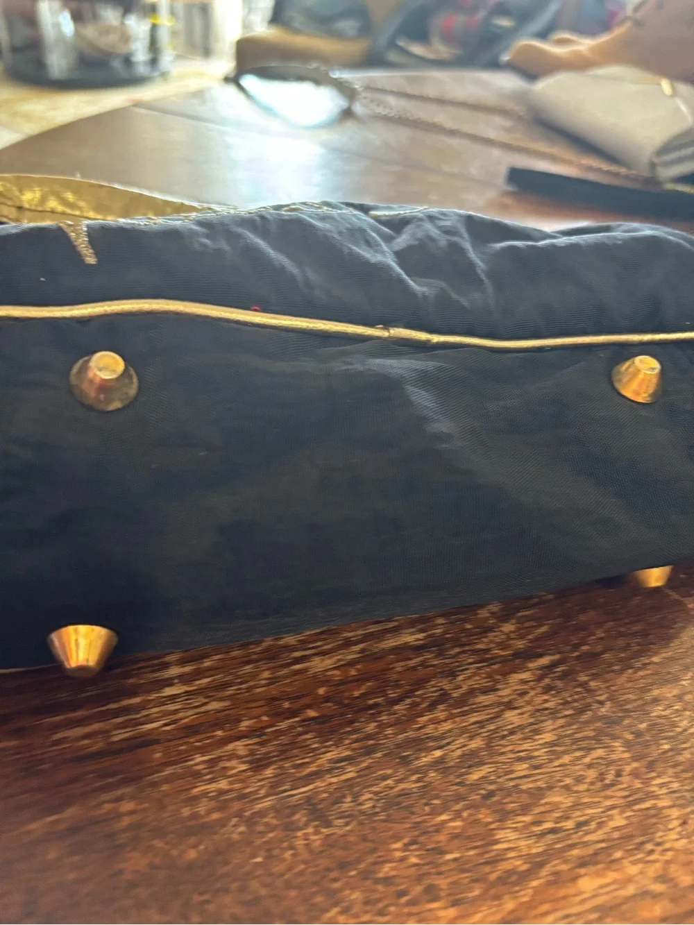 Falchi Sport Black and Gold Women's Shoulder Bag